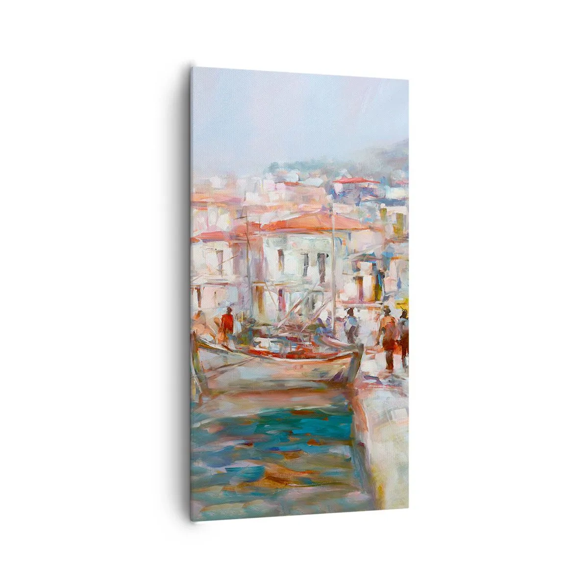 Lærredstryk - Billede på lærred - Pastelfarvede helligdage - 65x120 cm