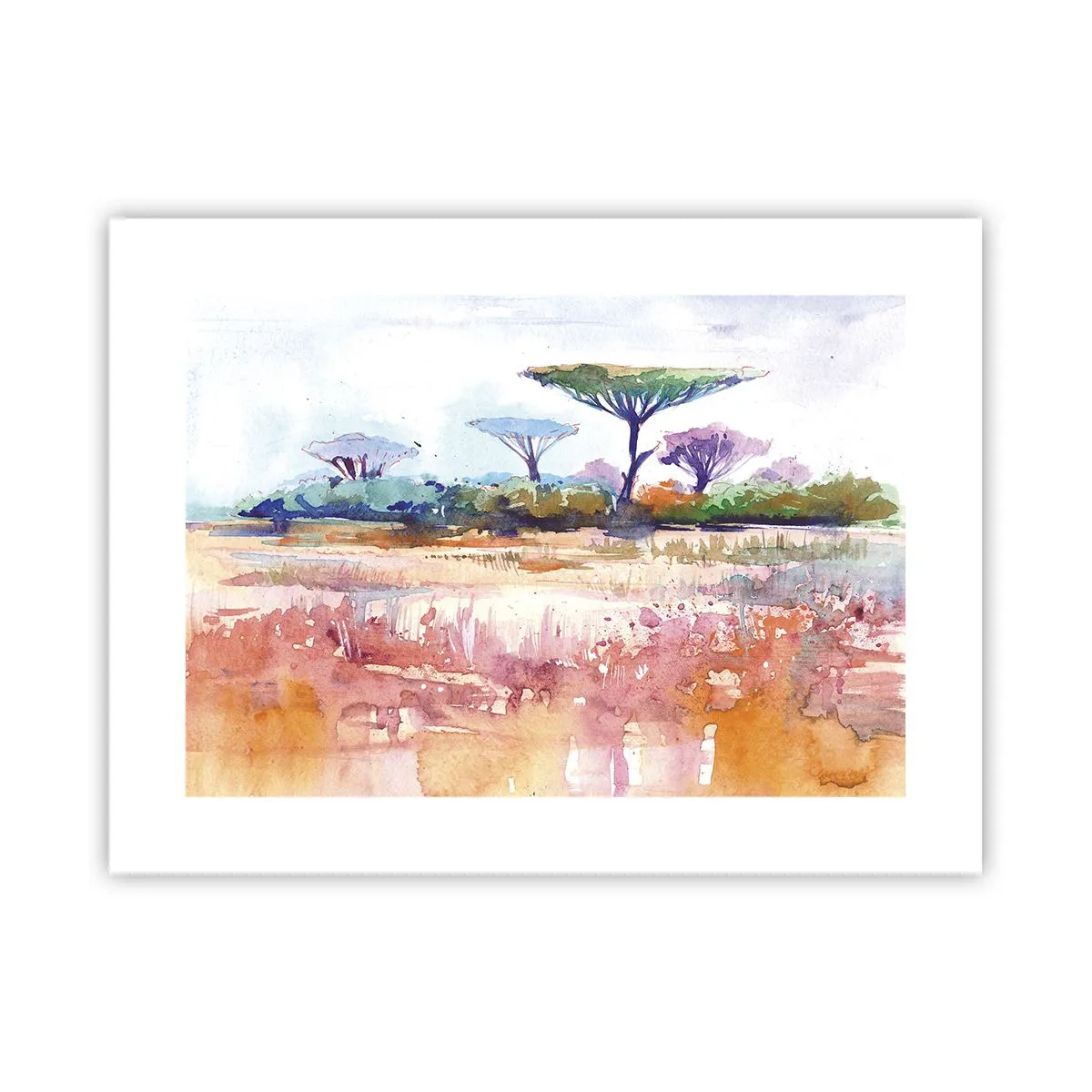 Plakat - Savannens farver - 40x30 cm