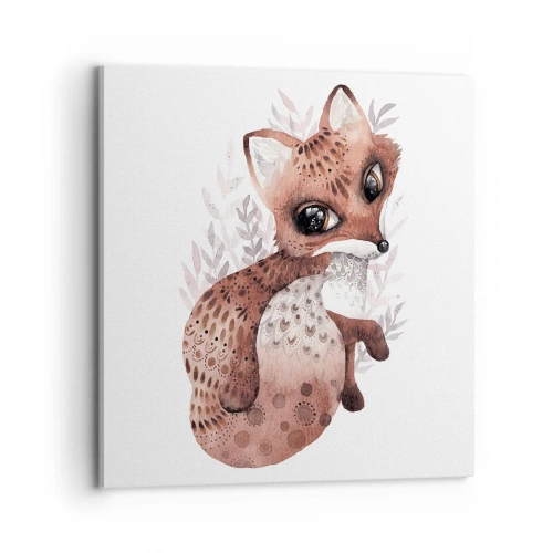 Lærredstryk - Billede på lærred - Kun kærlighed - 70x70 cm