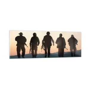 Billede på glas - Velkommen til vores verden - 90x30 cm