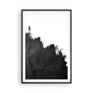 Plakat i sort ramme - Elementer: jord - 61x91 cm