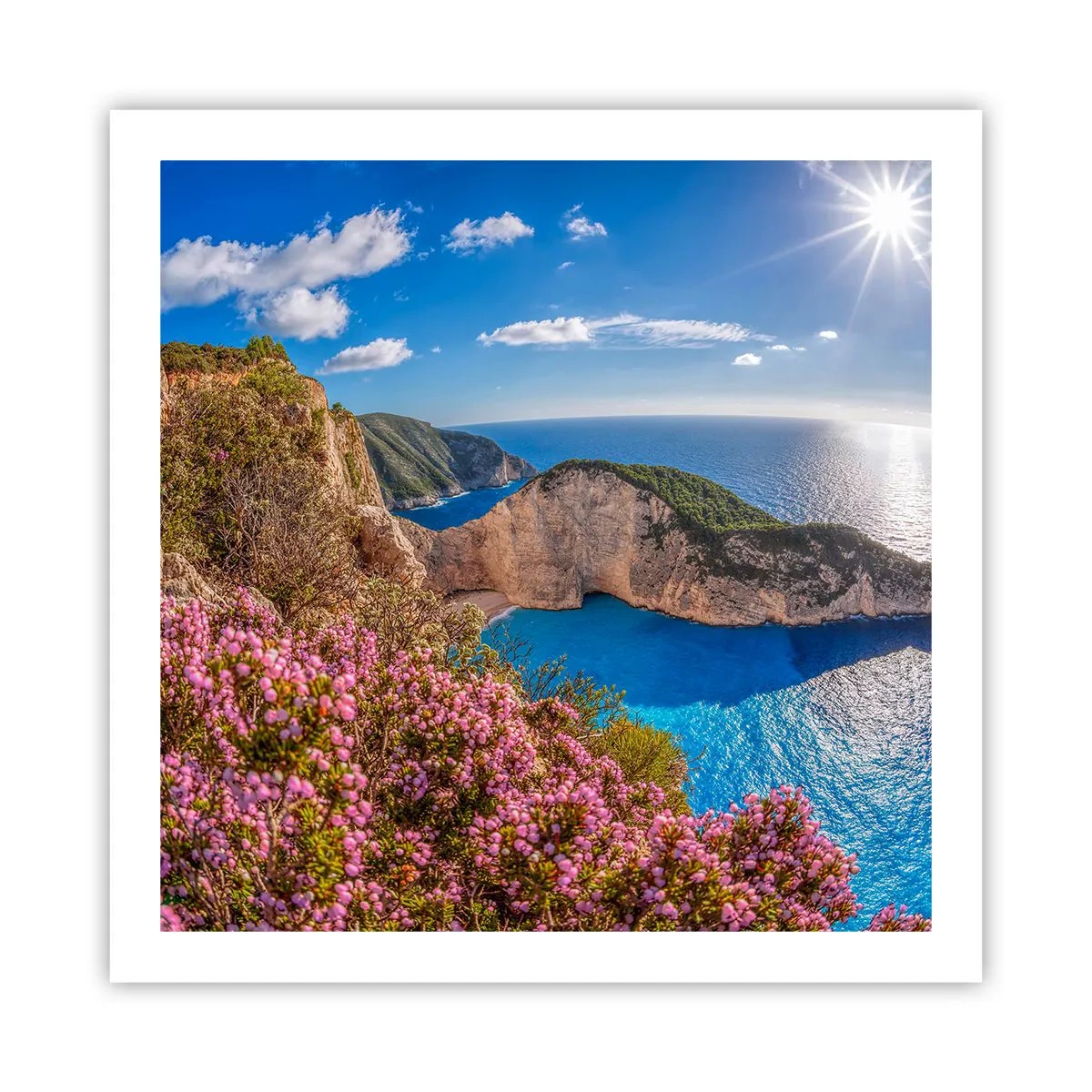 Plakat - Min store græske ferie - 60x60 cm