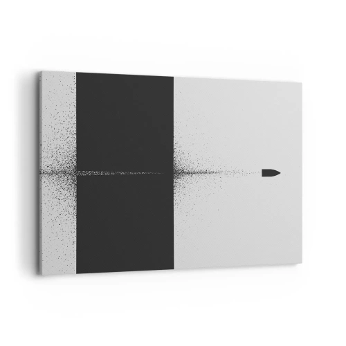 Lærredstryk - Billede på lærred - Lige til sagen - 100x70 cm