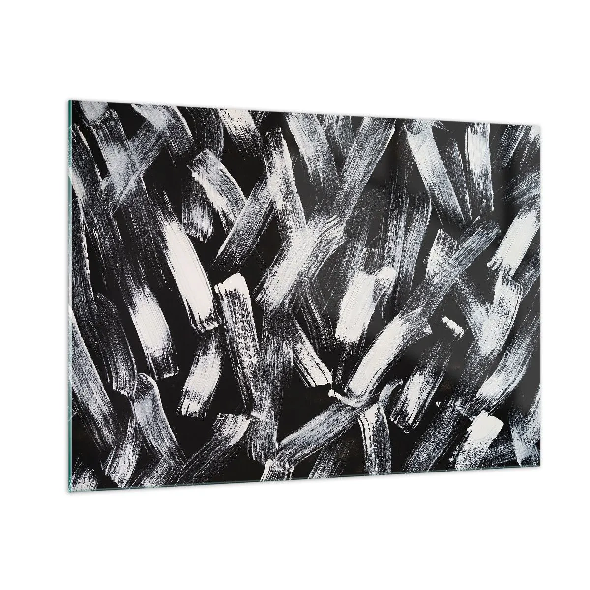 Billede på glas - Abstraktion i den industrielle ånd - 100x70 cm