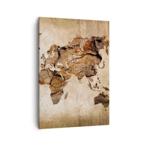 Lærredstryk - Billede på lærred - Opdagelse af verden - 50x70 cm