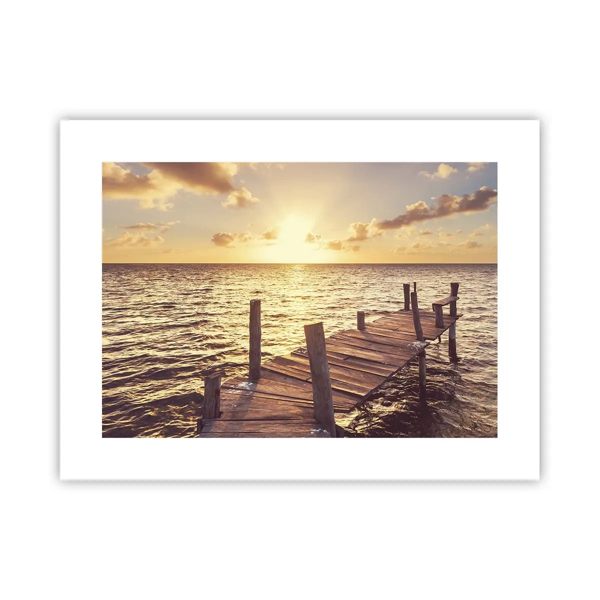 Plakat - Gyldent land af blidhed - 40x30 cm