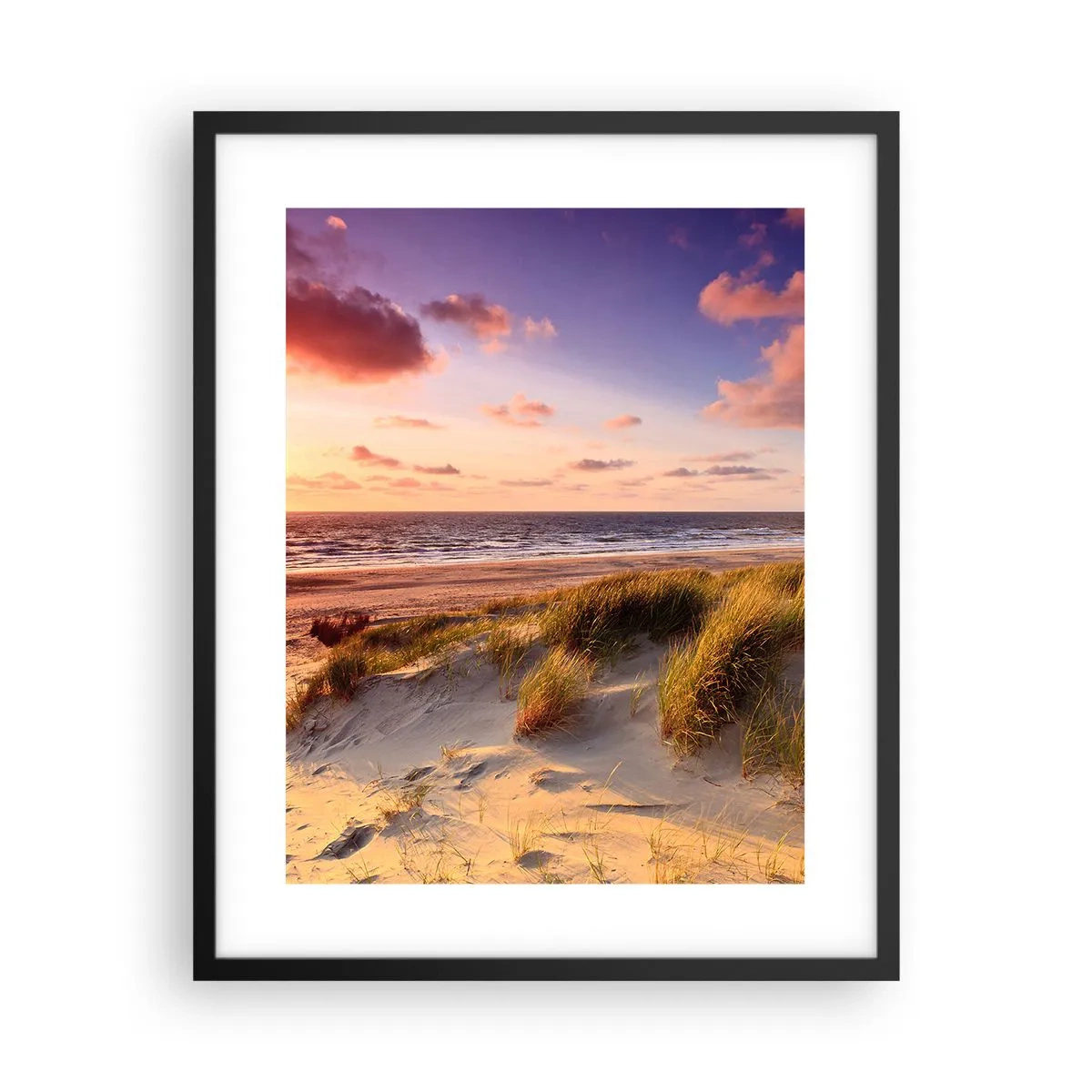 Plakat i sort ramme - Luften dufter allerede af sommer - 40x50 cm