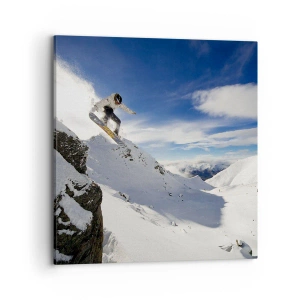 Lærredstryk - Billede på lærred - Frihed uden grænser - 70x70 cm