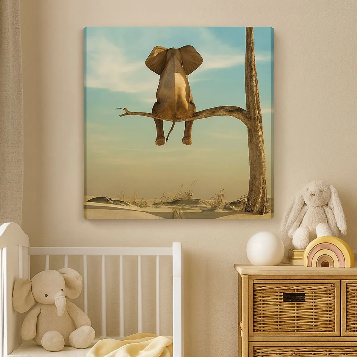 Lærredstryk - Billede på lærred - Et nyt synspunkt - 30x30 cm