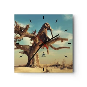 Vægur, Uret - Et nyt synspunkt - 40x40 cm