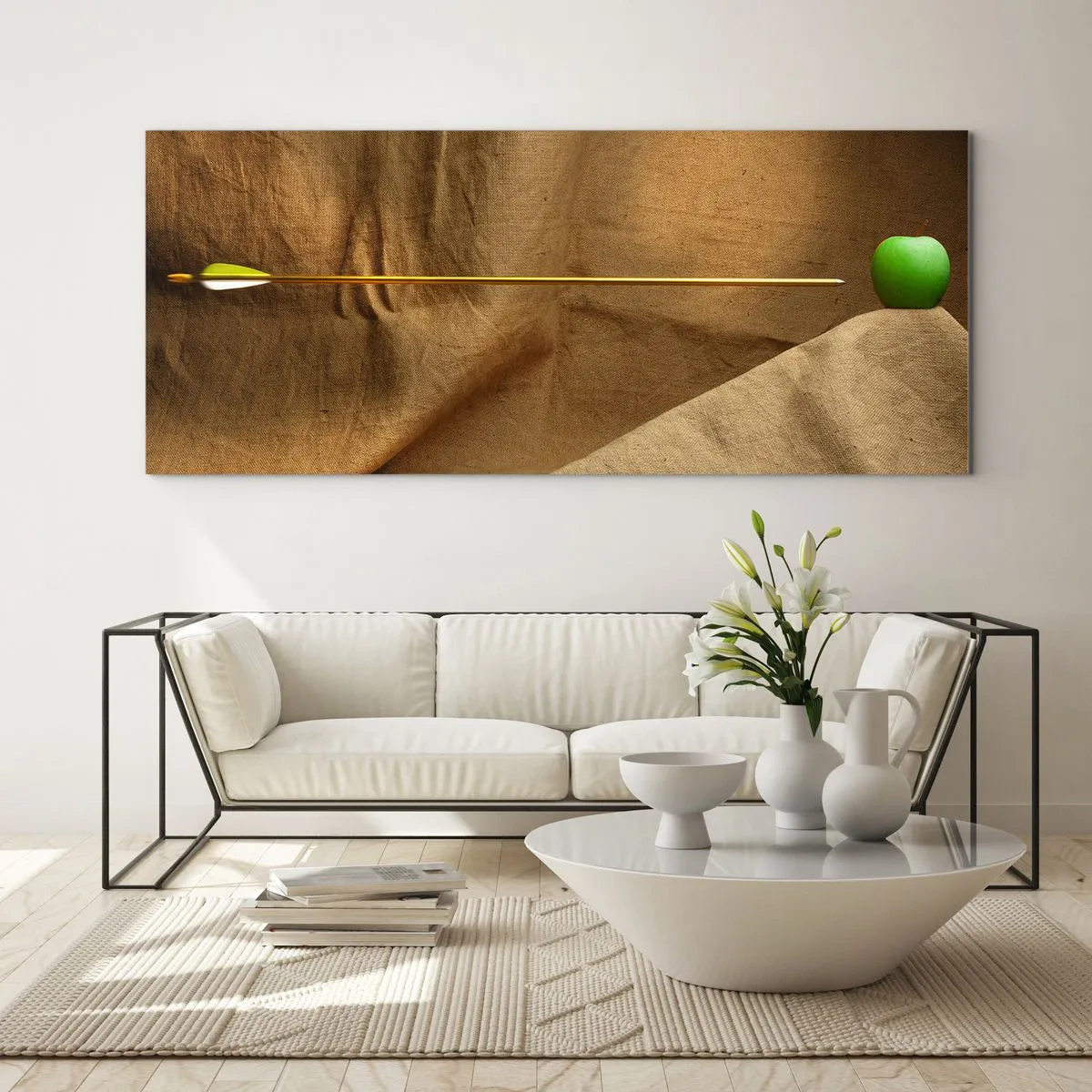 Billede på glas - Påkald William Tell's ånd - 120x50 cm