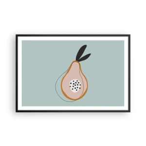 Plakat i sort ramme - Trænge ind i tingenes natur - 91x61 cm