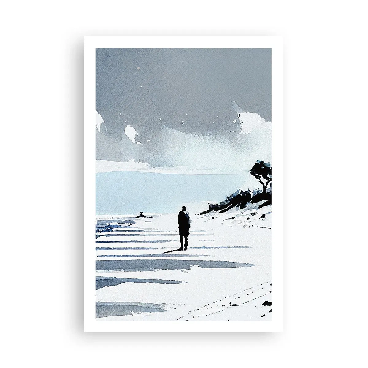 Plakat - Alene - 61x91 cm