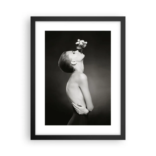 Plakat i sort ramme - Excentrisk elegance - 30x40 cm