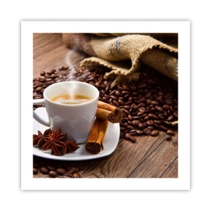 Plakat - Krydret smag og aroma - 50x50 cm