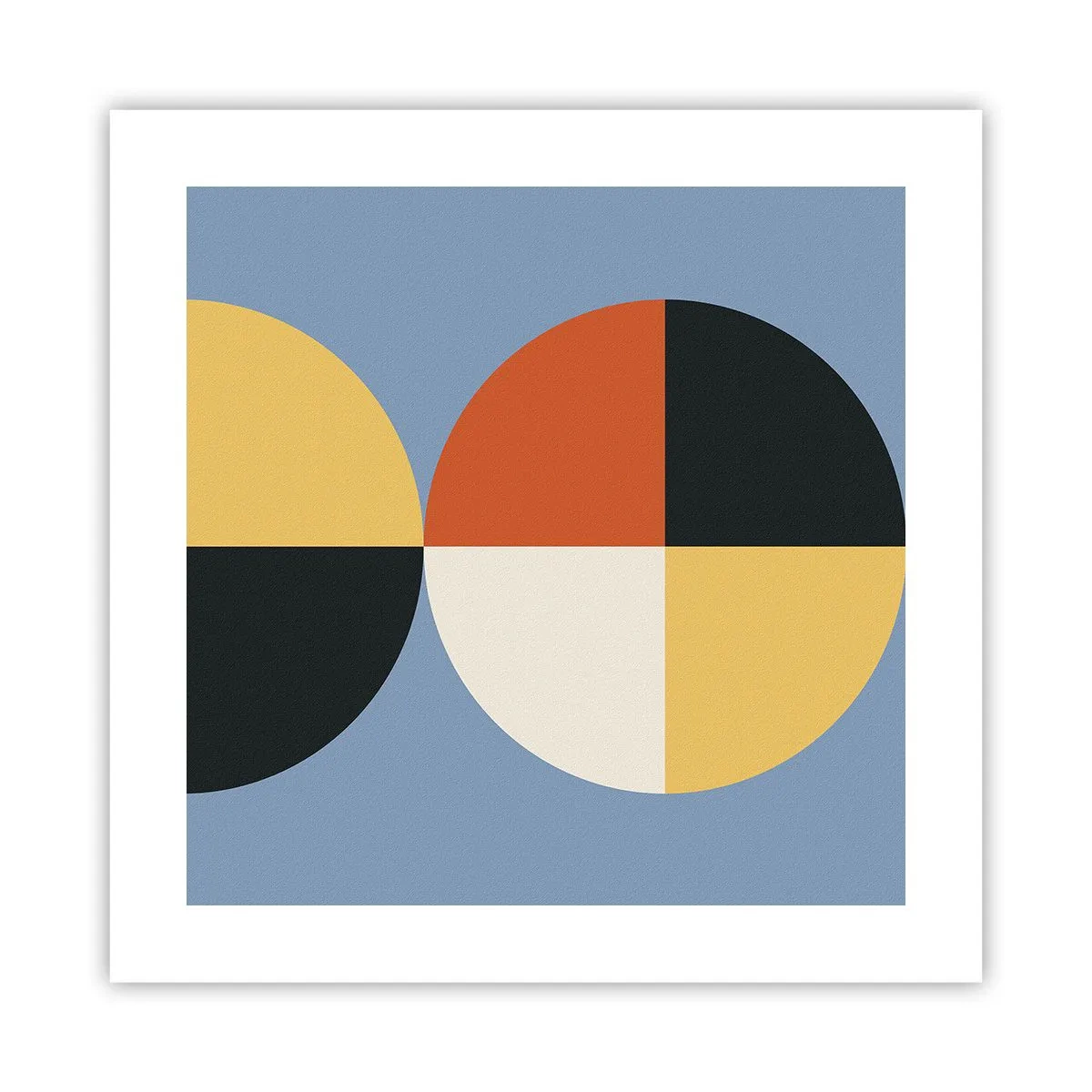 Plakat - Se og tæl - 40x40 cm