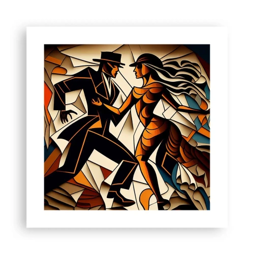 Plakat - Dans af lidenskab og passion - 40x40 cm