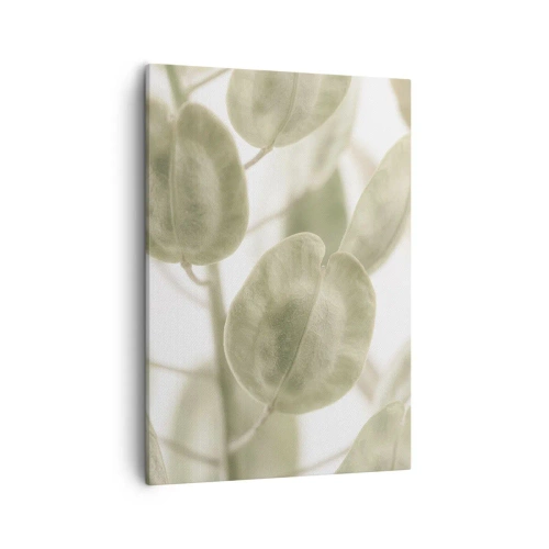 Lærredstryk - Billede på lærred - I begyndelsen var der blade... - 50x70 cm