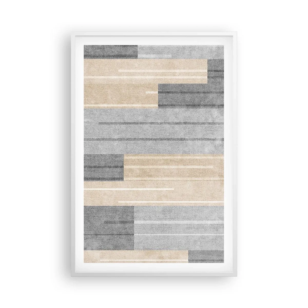 Plakat i hvid ramme - Komposition: hold den lodret - 61x91 cm