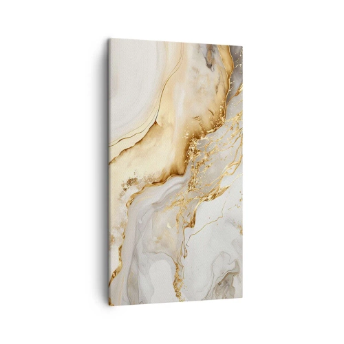 Lærredstryk - Billede på lærred - Abstraktion: skønhed og godhed - 45x80 cm