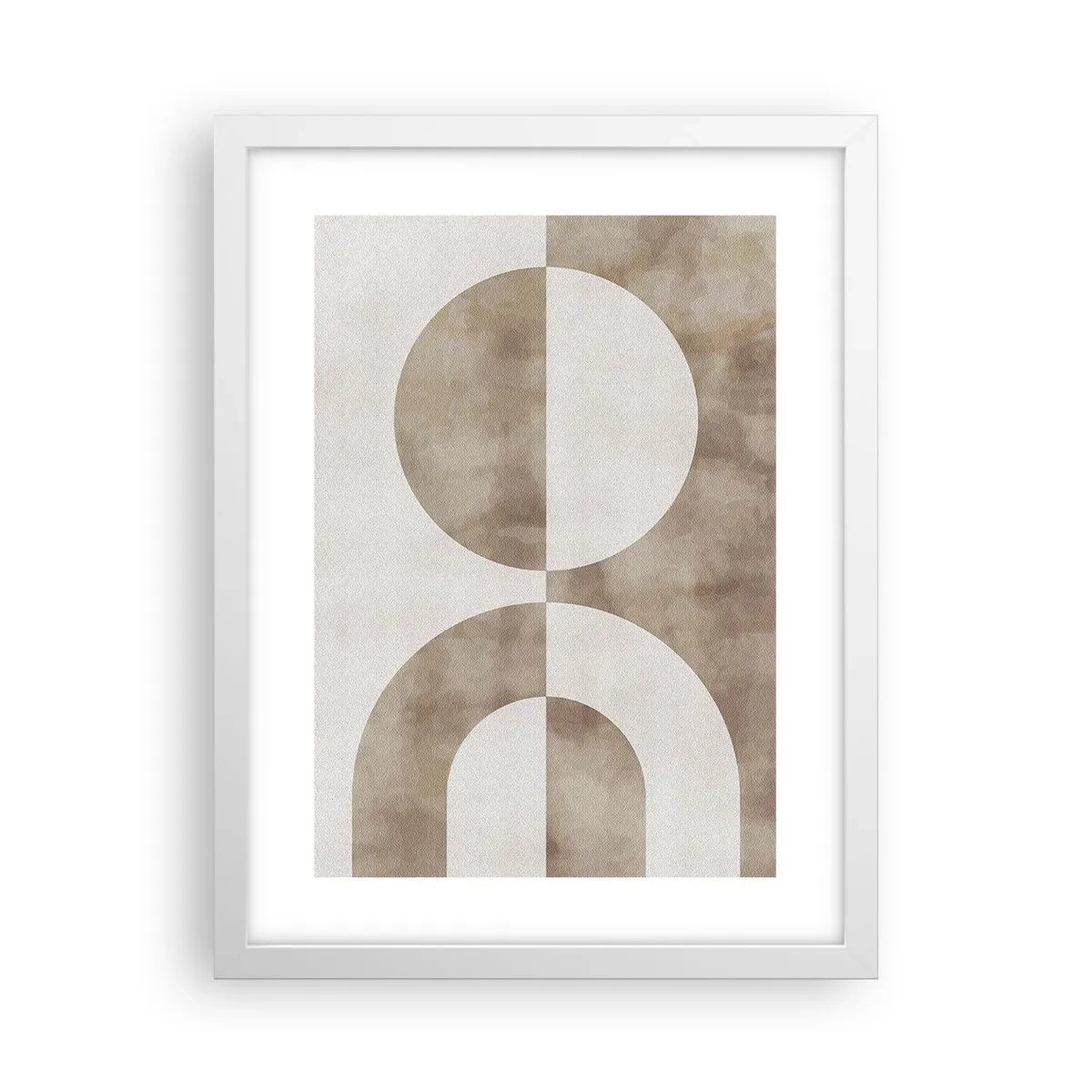 Plakat i hvid ramme - Ligheder og forskelle - 30x40 cm