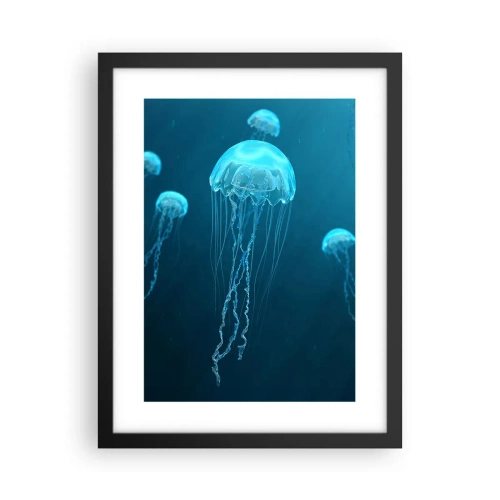 Plakat i sort ramme - Havets dans - 30x40 cm