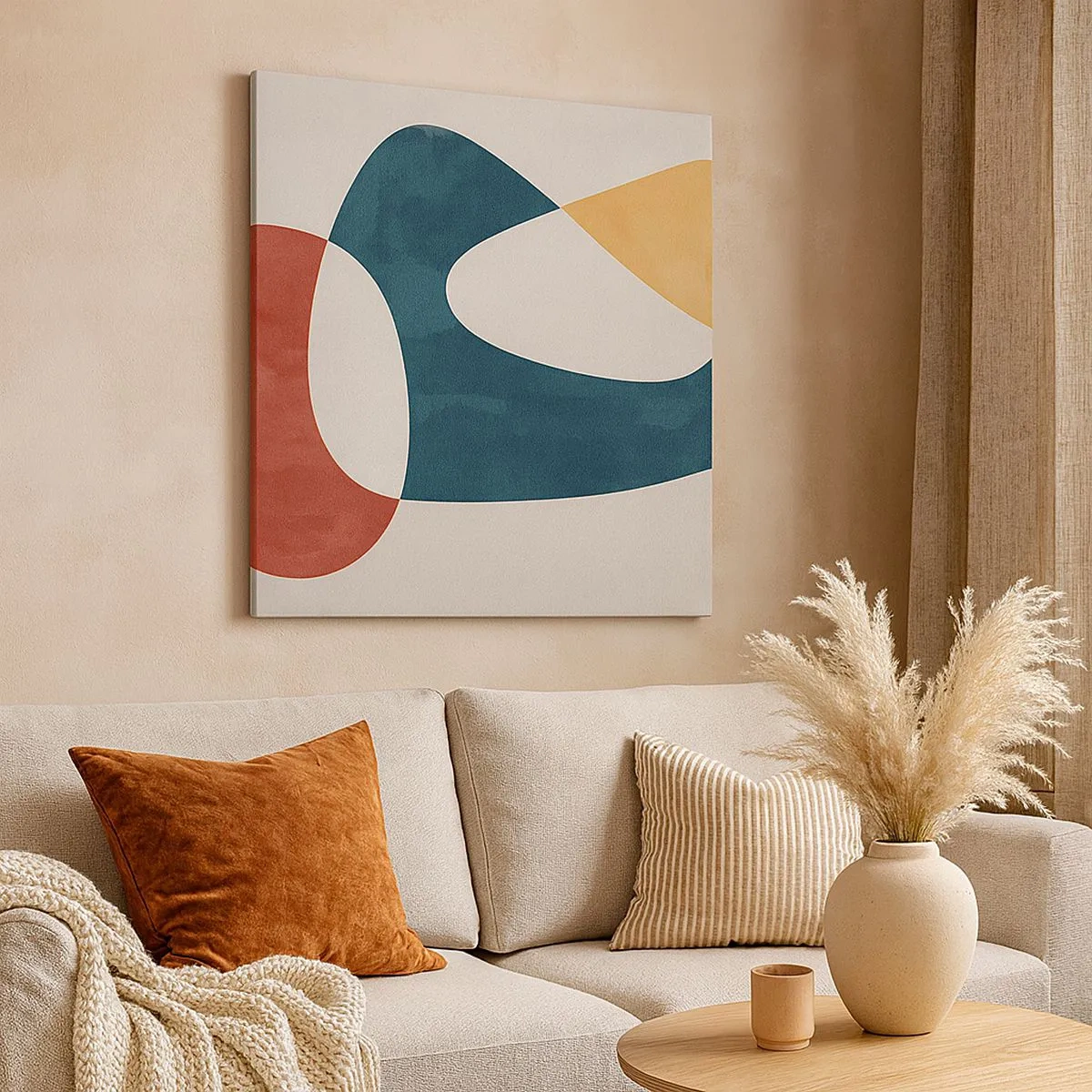 Lærredstryk - Billede på lærred - Påvirkninger og metamorfoser - 30x30 cm