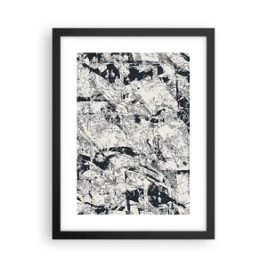 Plakat i sort ramme - Modsætningernes gennemtrængning - 30x40 cm