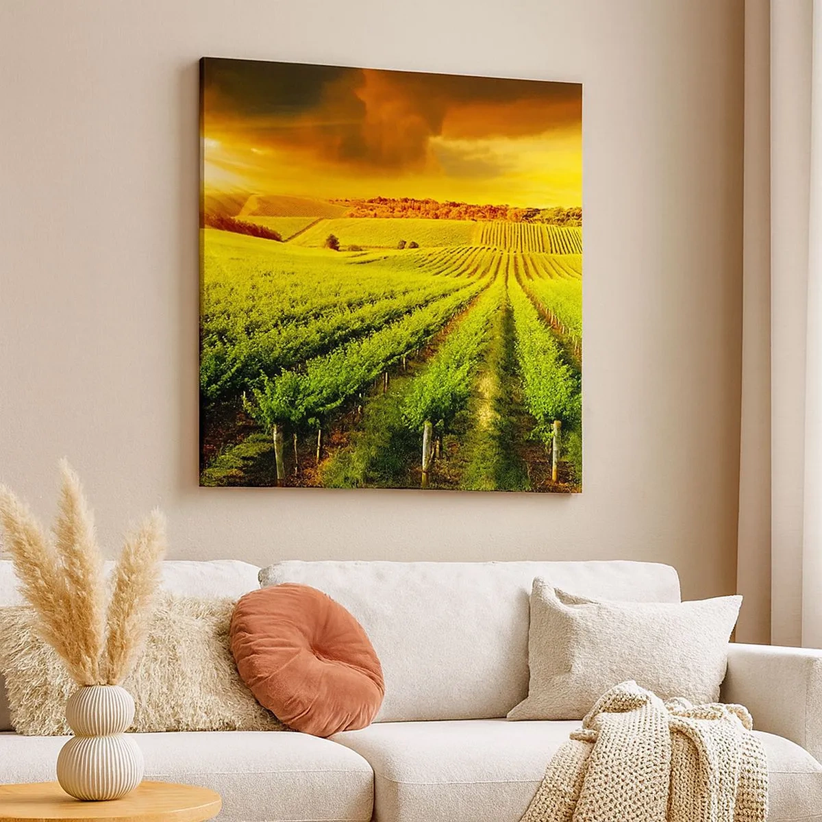 Lærredstryk - Billede på lærred - Under den australske sol - 30x30 cm