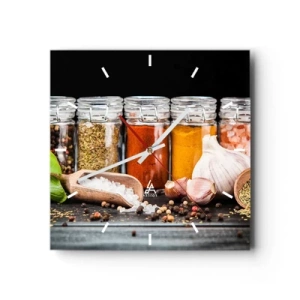 Vægur, Uret - For at livet kan smages - 40x40 cm