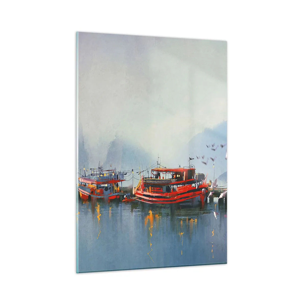 Billede på glas - Ved verdens ende - 50x70 cm