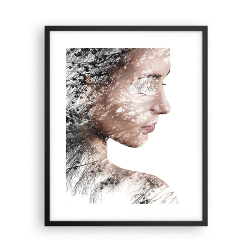 Plakat i sort ramme - Skovens ånd - 40x50 cm