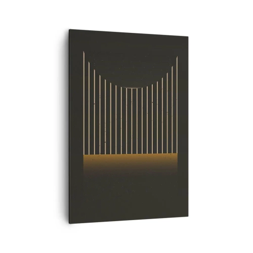 Lærredstryk - Billede på lærred - Udforsk mørket - 70x100 cm