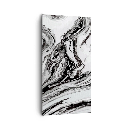 Lærredstryk - Billede på lærred - I begyndelsen var det kaos - 55x100 cm