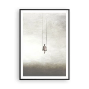 Plakat i sort ramme - Barnet i os selv - 70x100 cm