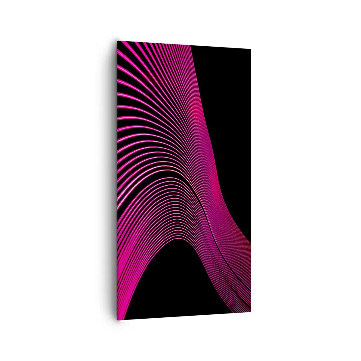 Lærredstryk - Billede på lærred - En allé af lys - 65x120 cm