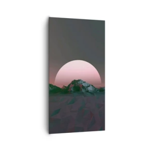 Lærredstryk - Billede på lærred - I en nabogalakse - 65x120 cm