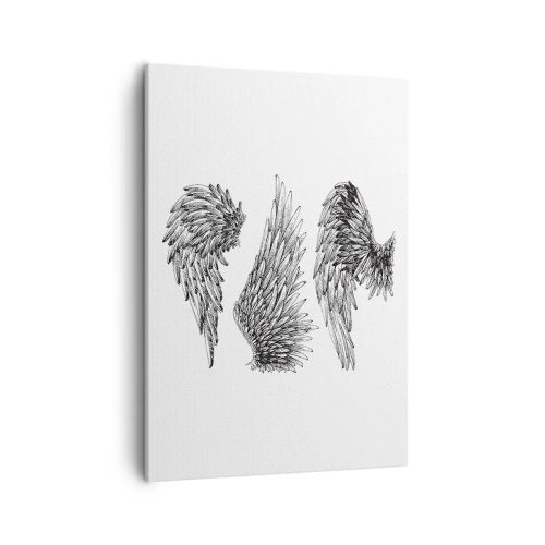 Lærredstryk - Billede på lærred - Og du kan blive en engel - 50x70 cm