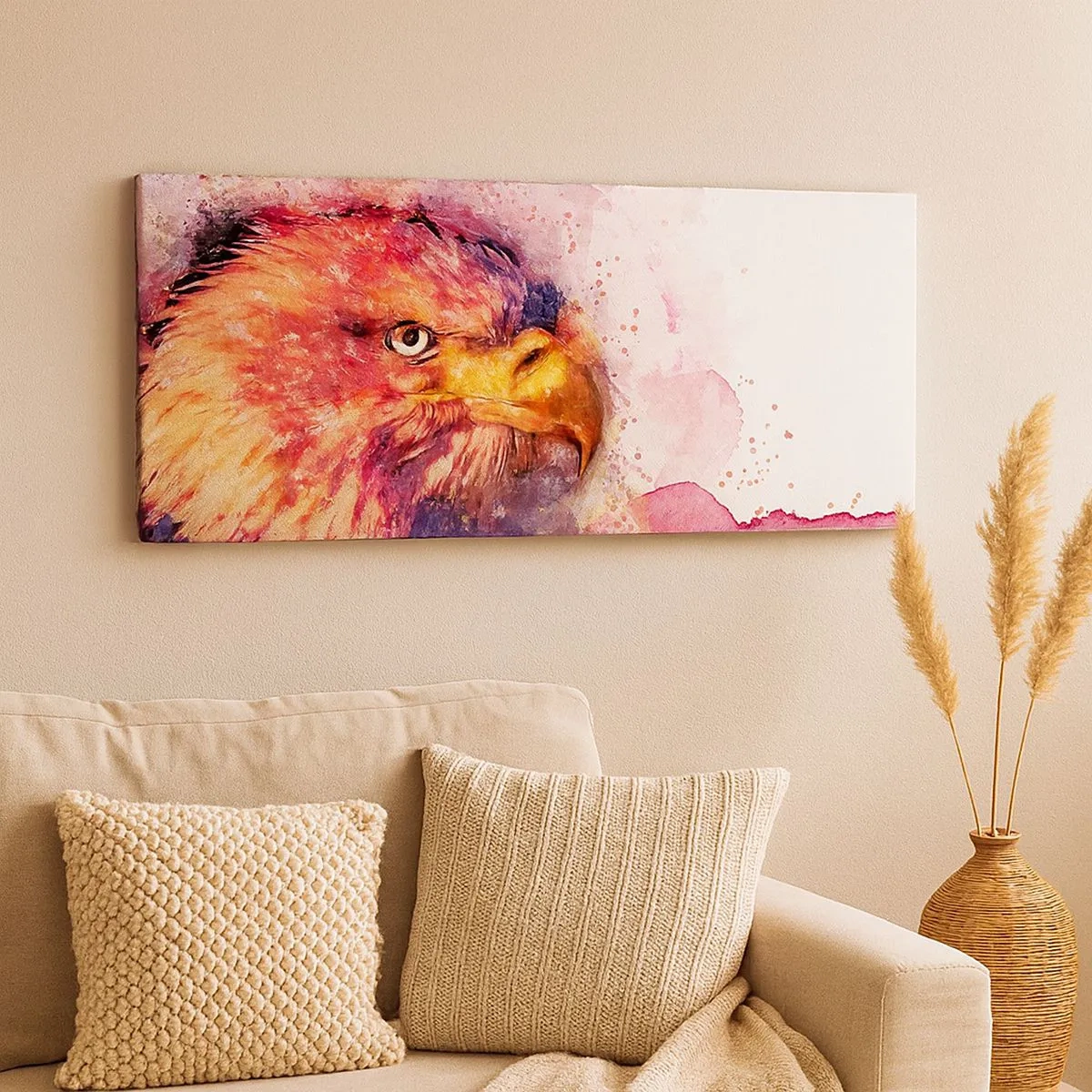 Lærredstryk - Billede på lærred - Du vil ikke vide, hvad jeg tænker på - 100x40 cm