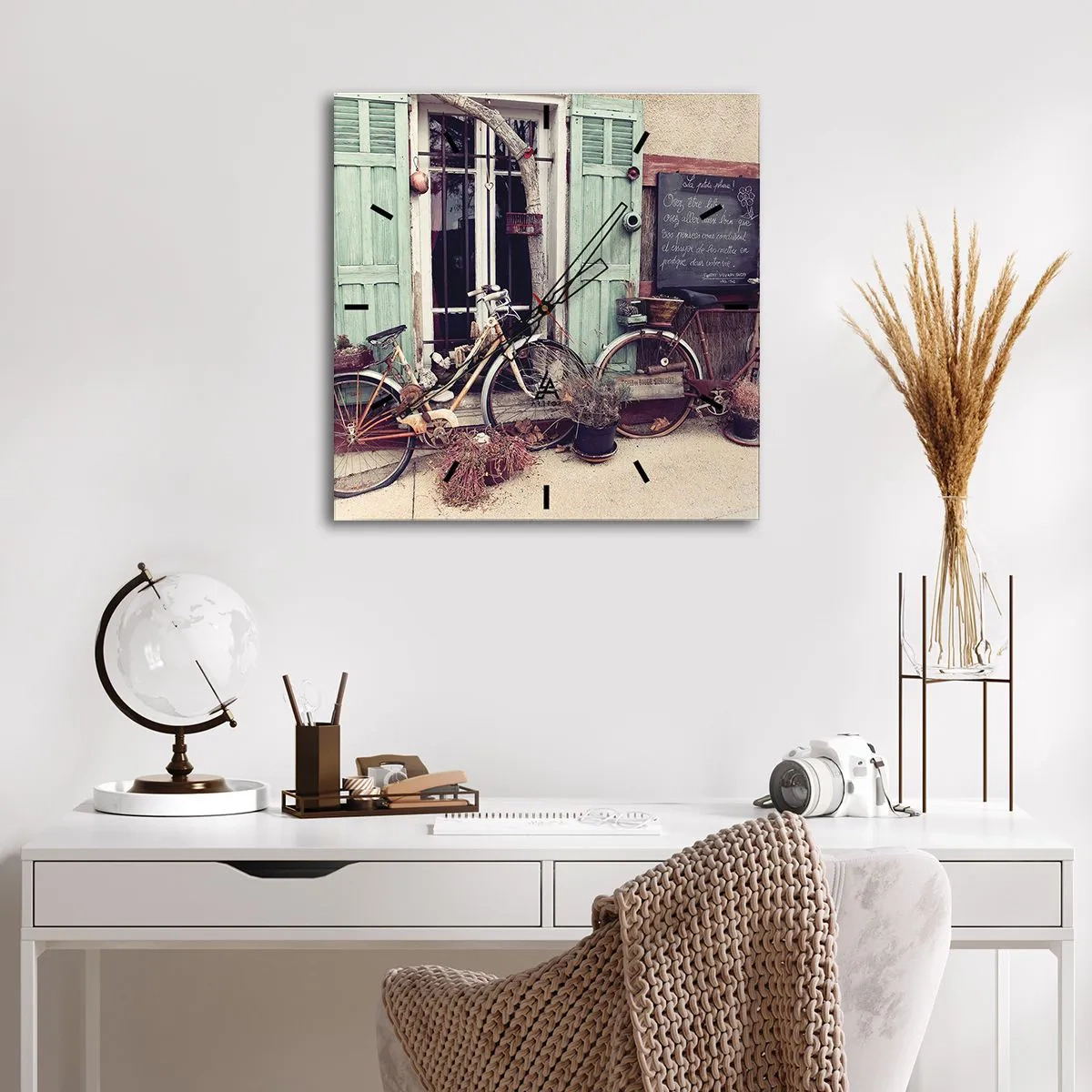 Vægur, Uret - Længe leve provinsen - 30x30 cm