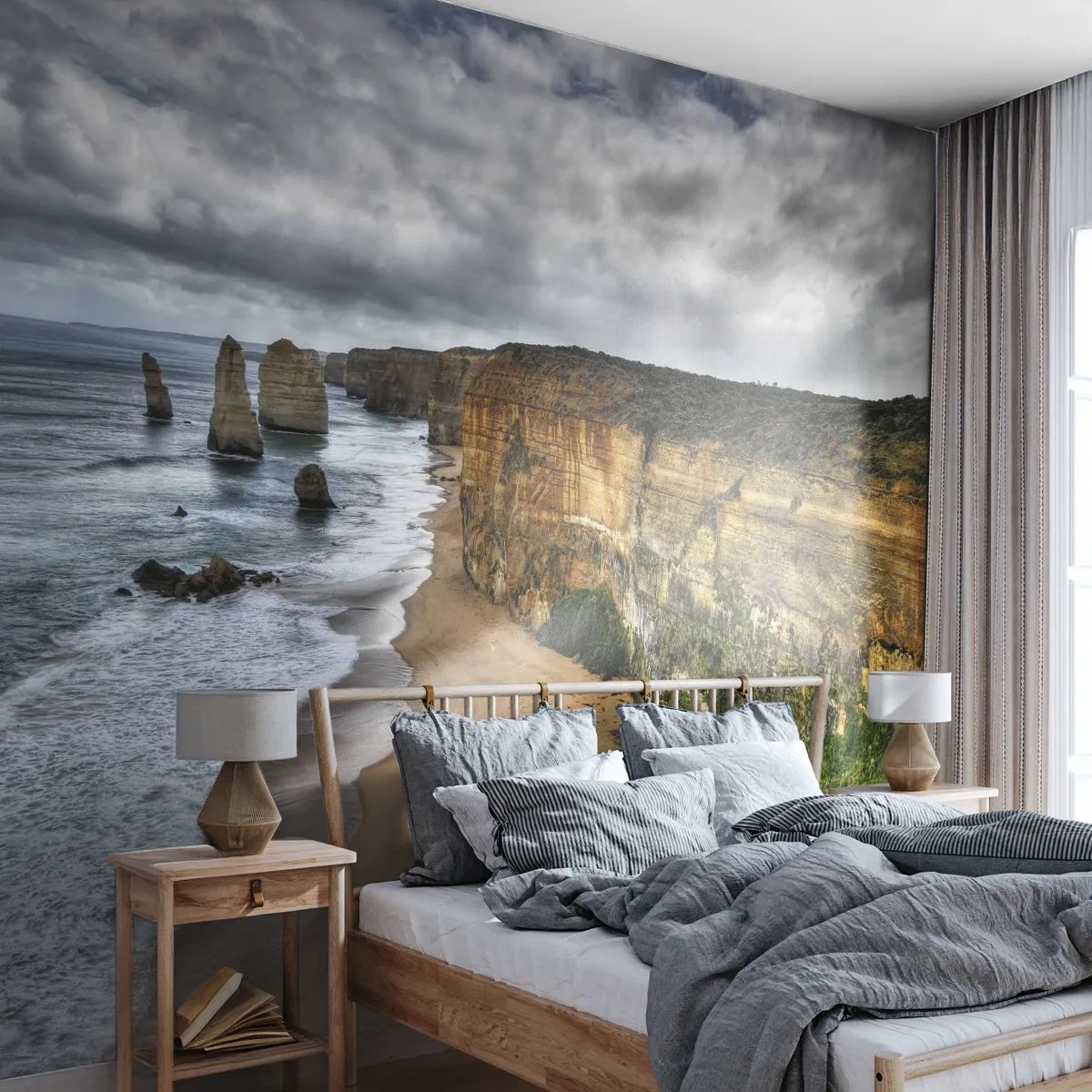 Fototapet på mål Premium Sand - Rå skønhed - Strand, Hav, Landskab