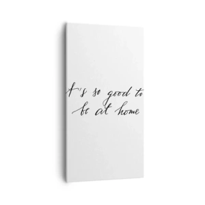 Lærredstryk - Billede på lærred - Hele sandheden - 55x100 cm