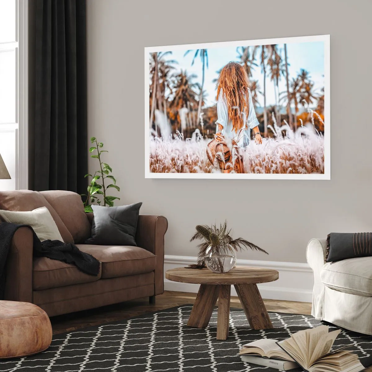 Plakat - Født af græsdun - 40x30 cm