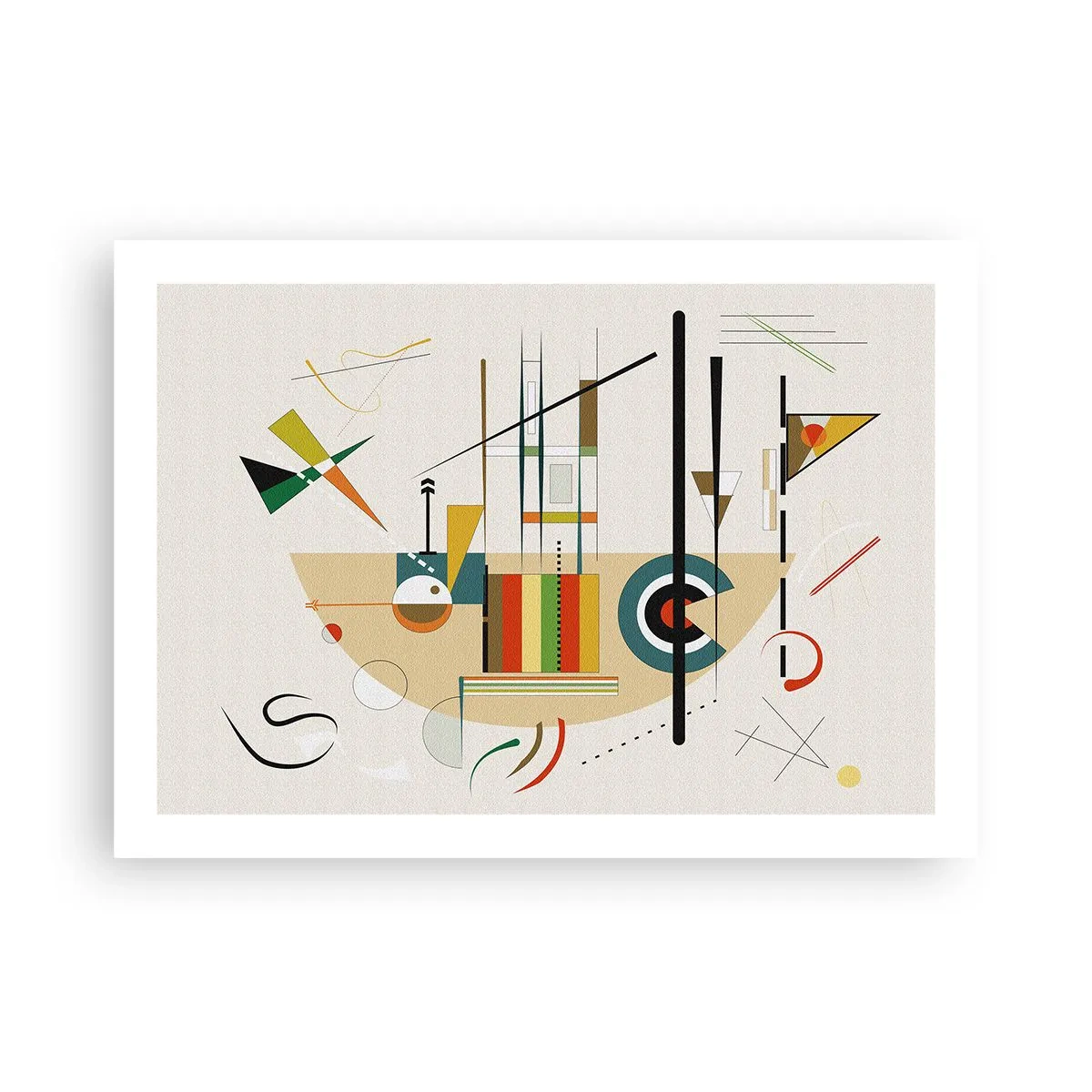 Plakat - Og verden griner - 70x50 cm