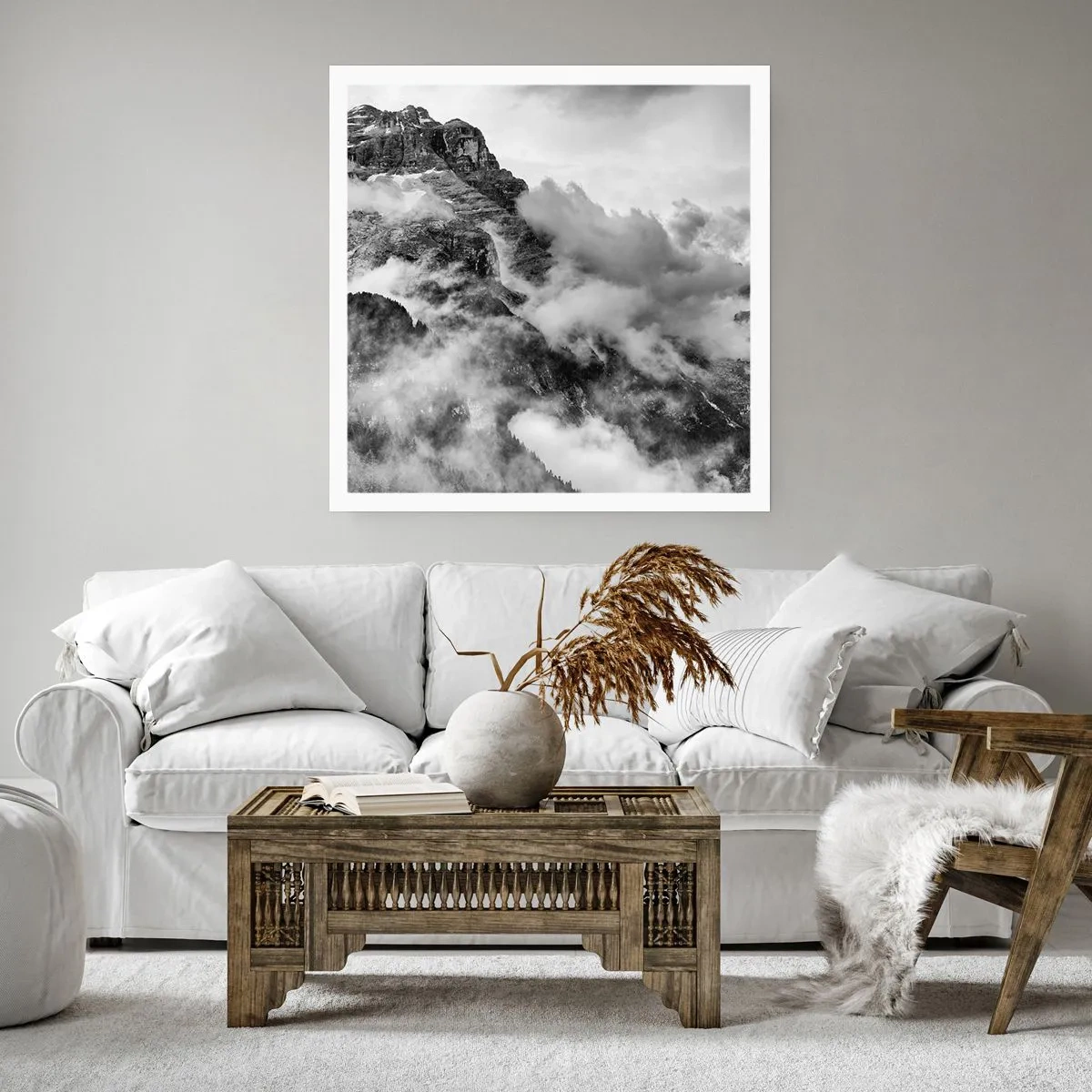 Plakat - Smukt og grusomt - 40x40 cm