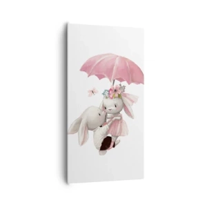 Lærredstryk - Billede på lærred - Det er kærlighed - 65x120 cm