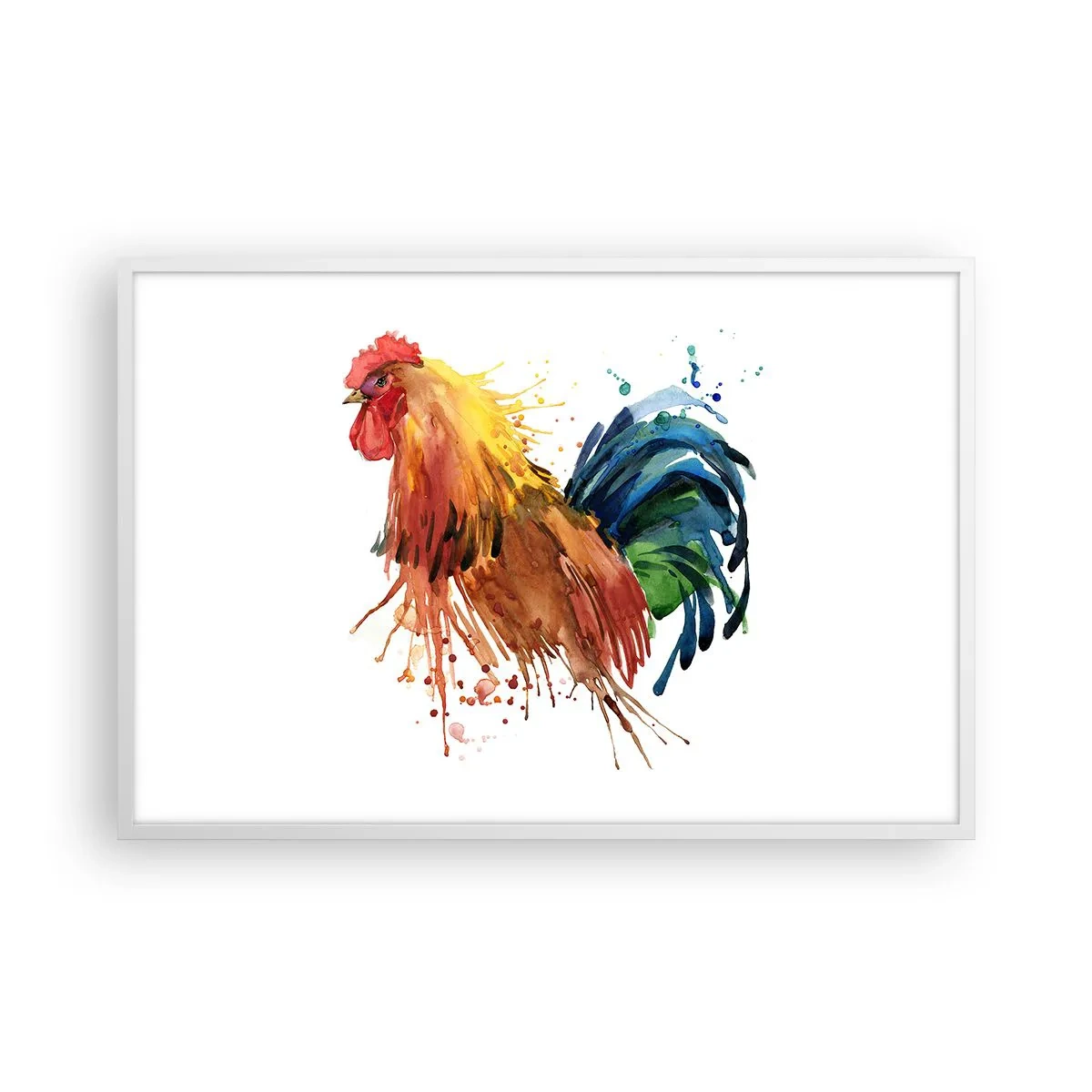 Plakat i hvid ramme - Kongelig kappe, kongelig stolthed - 91x61 cm