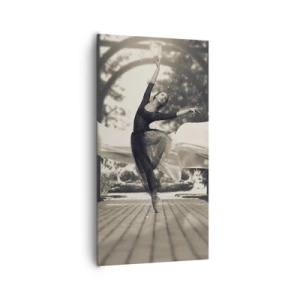 Lærredstryk - Billede på lærred - Dans i haven - 65x120 cm