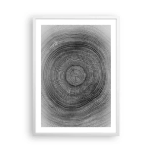 Plakat i hvid ramme - Et tegn på tiden - 50x70 cm