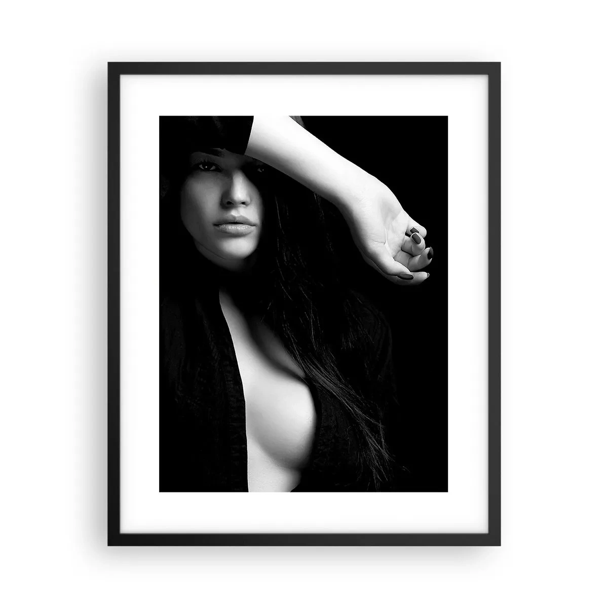 Plakat i sort ramme - Forførelsens skole - 40x50 cm